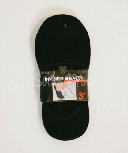 Invisible sneaker sokken 3 paar met anti-slip silicone