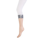 Yellow Moon capri legging met gestreept boord