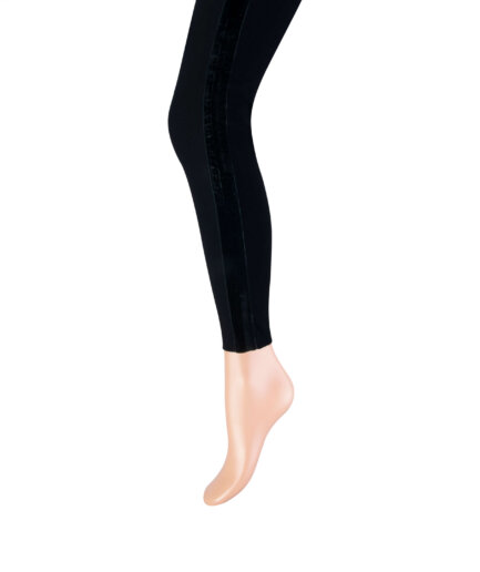 Marianne confectie legging met velvet streep