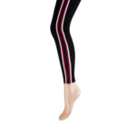 Yellow Moon legging zwart met rode bies